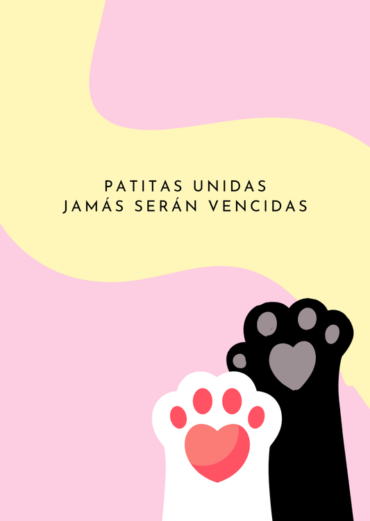 TARJETA PATITAS JUNTAS