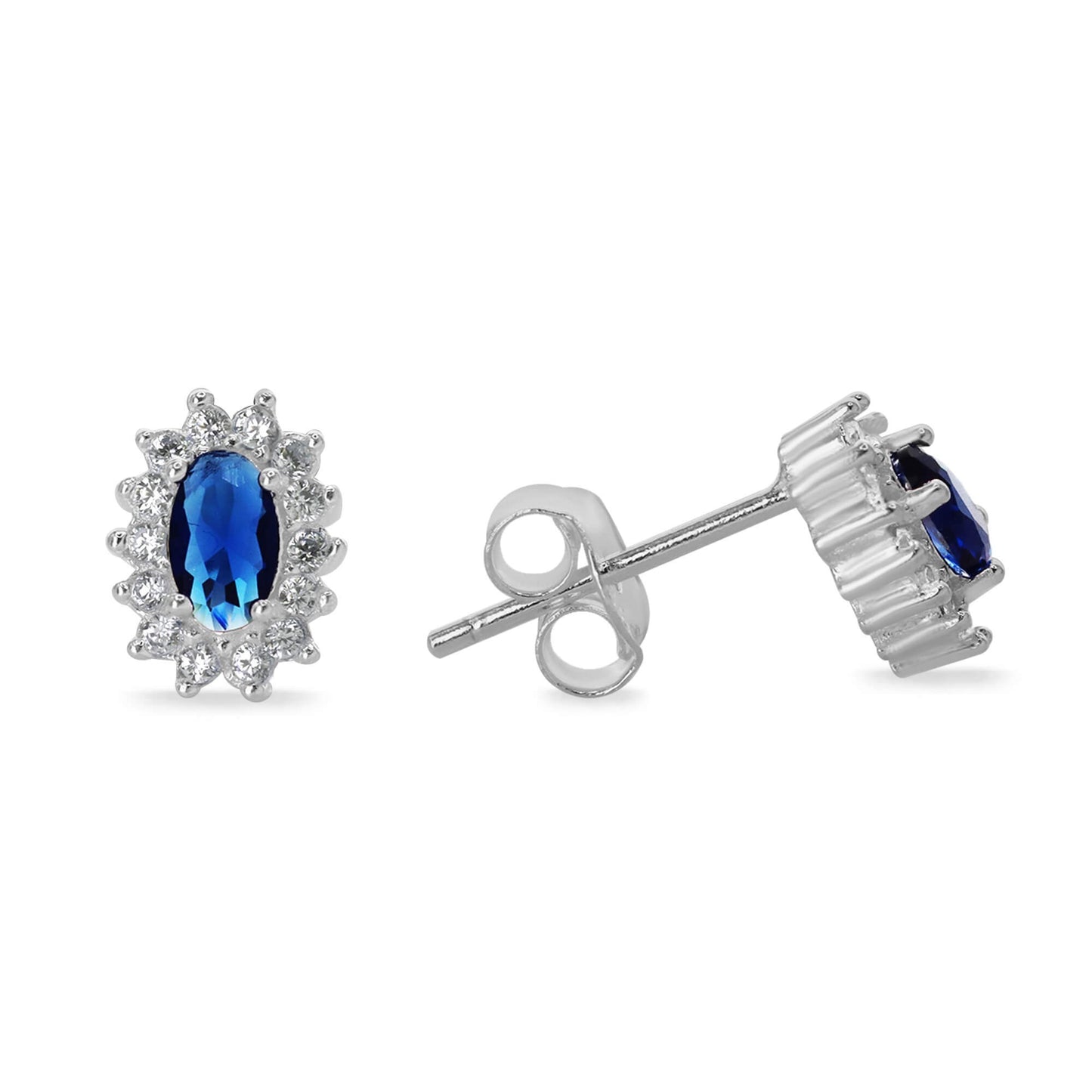 Aros Lady Di azul