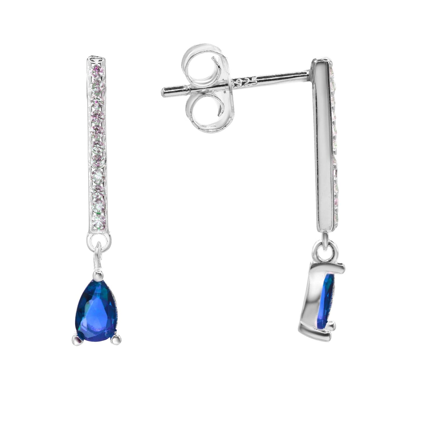 Conjunto cascada azul