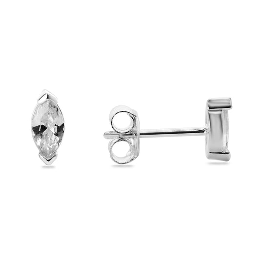 Aros plata circón