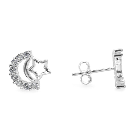 Aros luna y estrella