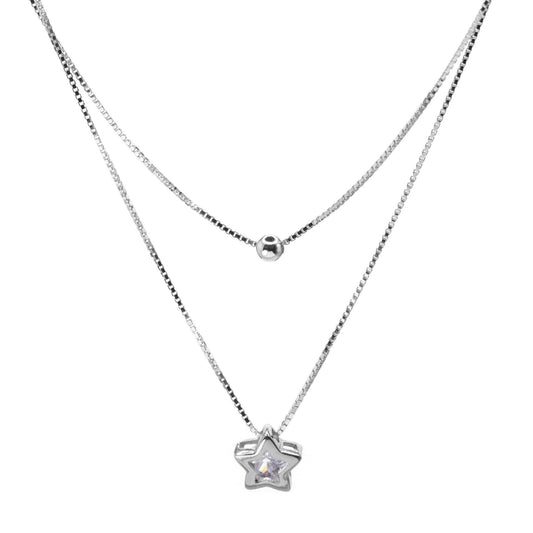 Collar estrella doble