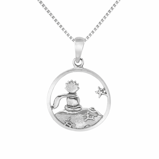 Collar principito planeta