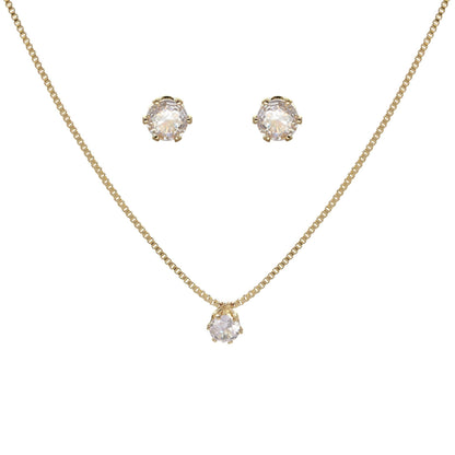 Conjunto baño de oro punto de luz