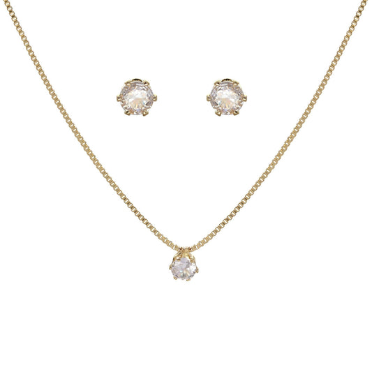 Conjunto baño de oro punto de luz